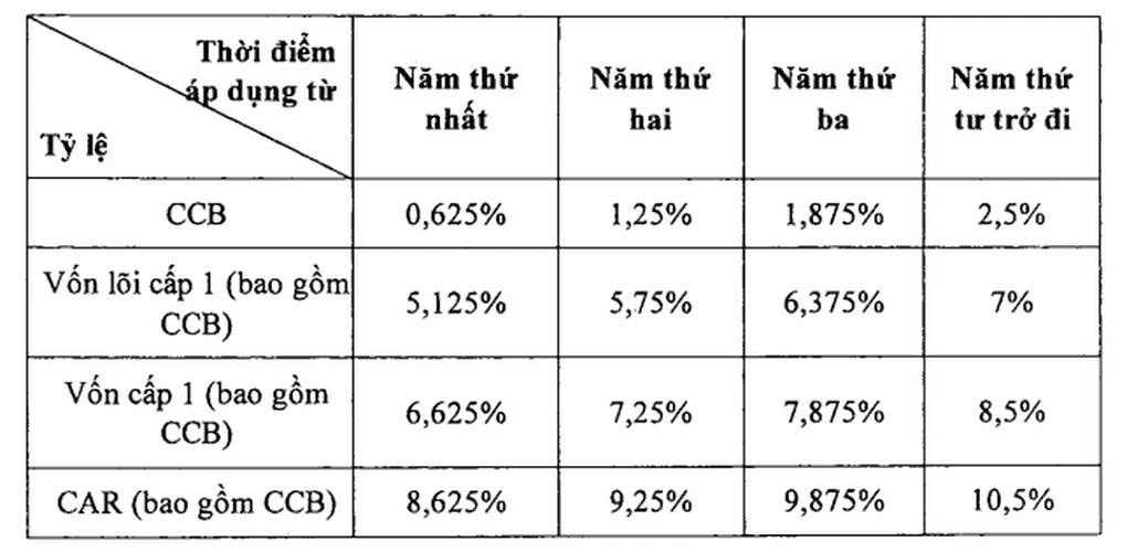 Muốn chia lợi nhuận bằng tiền mặt ngân hàng phải vượt '4 lớp vốn' - Ảnh 2.