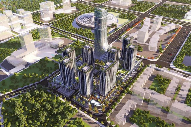 Kinh Bắc của ông Đặng Thành Tâm vừa khởi công dự án có 9 tòa tháp nằm bên bờ sông Cấm, có tòa lên đến 40 tầng cao bậc nhất thành phố Cảng- Ảnh 1. Kinh Bắc của ông Đặng Thành Tâm vừa khởi công dự án có 9 tòa tháp nằm bên bờ sông Cấm, có tòa lên đến 40 tầng cao bậc nhất thành phố Cảng- Ảnh 1.