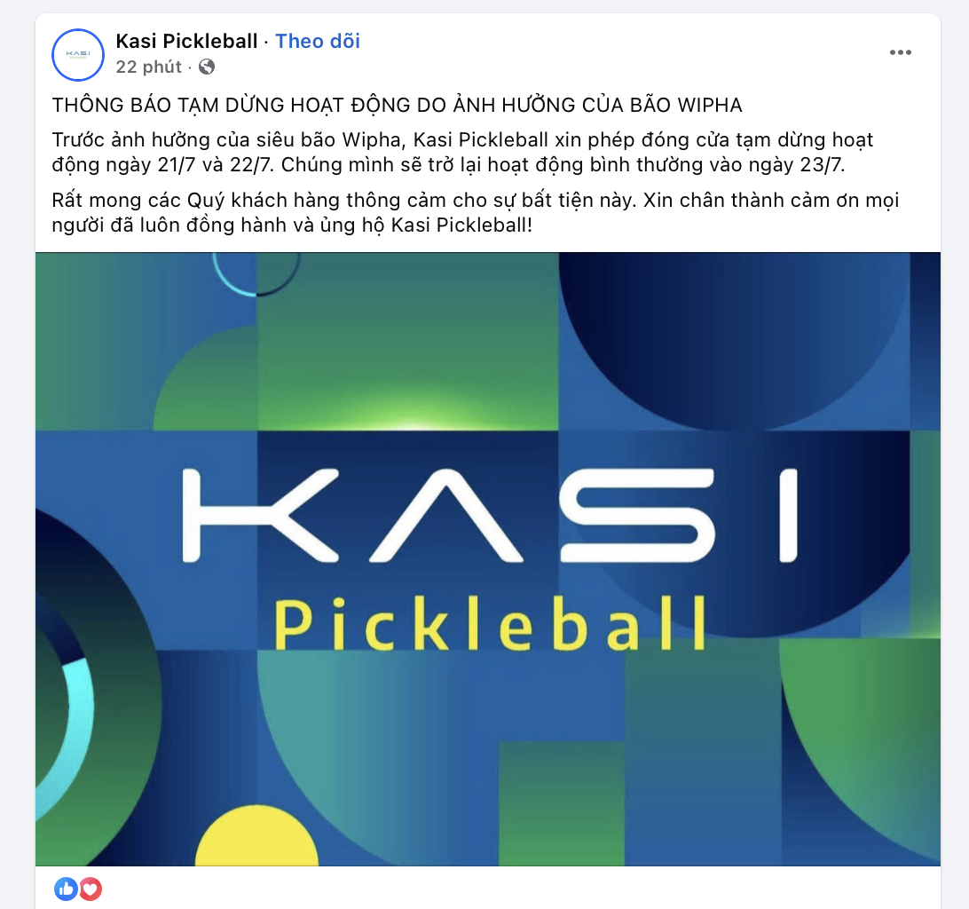 Nhiều dịch vụ kinh doanh tạm dừng hoạt động do ảnh hưởng của bão số 3 Wipha - Ảnh 2.