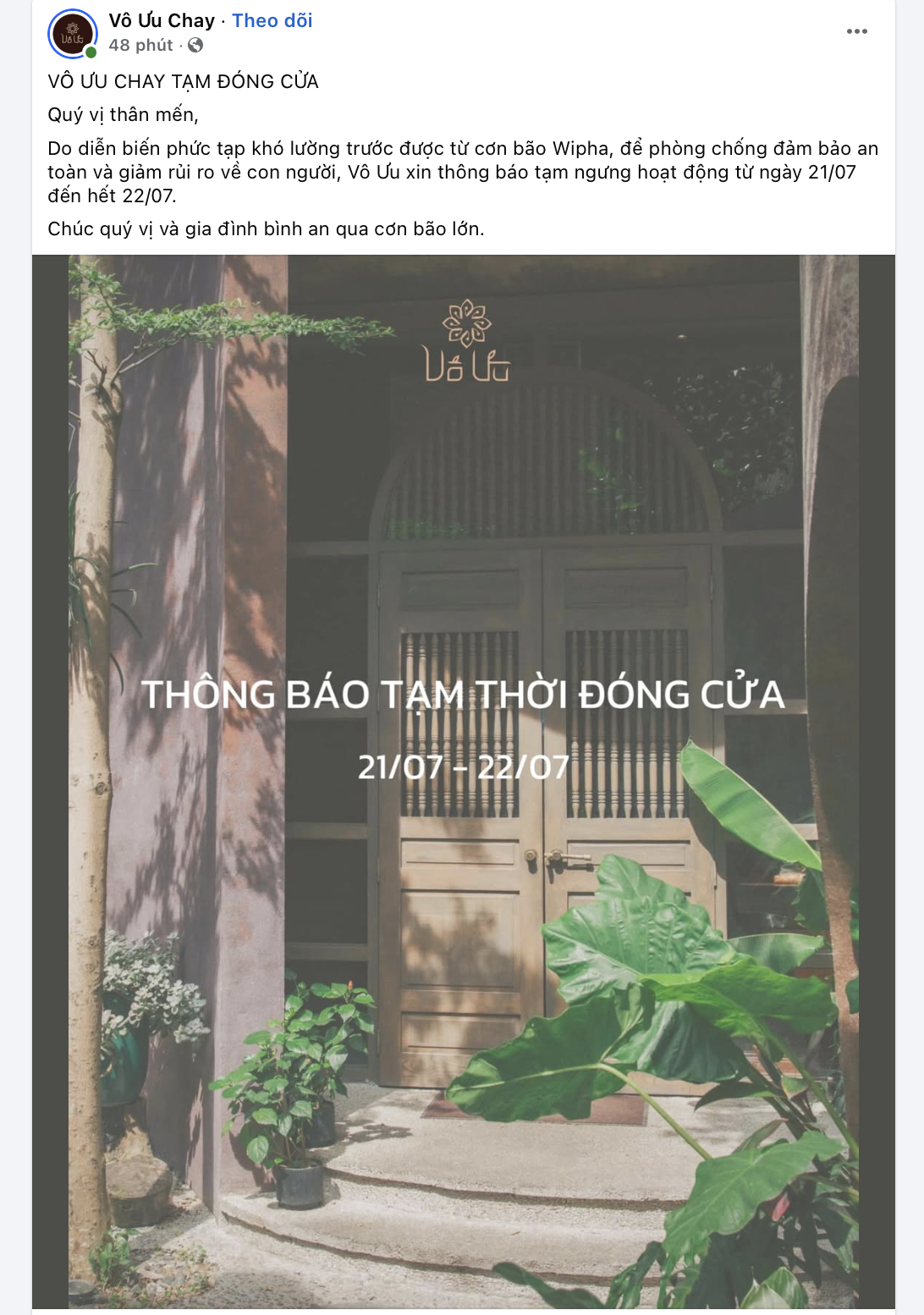 Nhiều dịch vụ kinh doanh tạm dừng hoạt động do ảnh hưởng của bão số 3 Wipha - Ảnh 7.