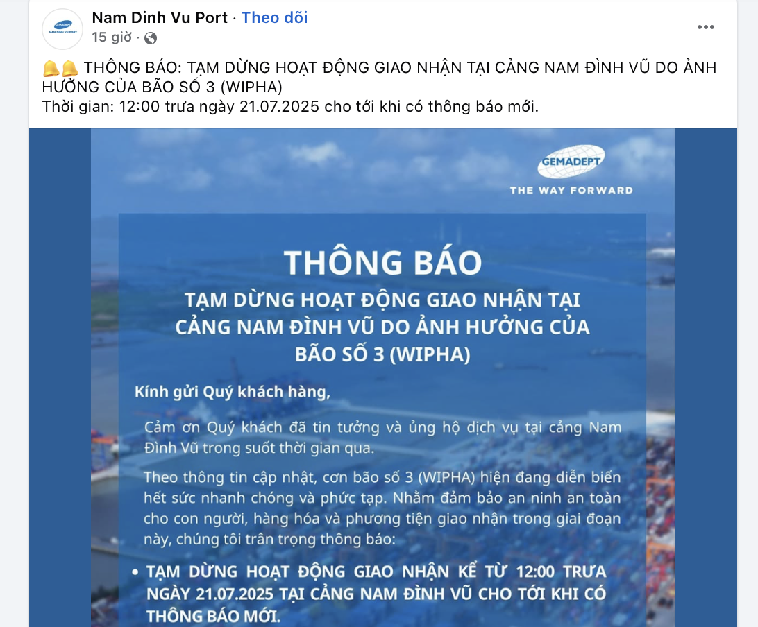 Nhiều dịch vụ kinh doanh tạm dừng hoạt động do ảnh hưởng của bão số 3 Wipha - Ảnh 6.