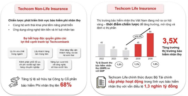 Sếp Techcombank: Báo cáo hợp nhất của ngân hàng không bị ảnh hưởng nhiều khi 'lấn sân' sang mảng bảo hiểm- Ảnh 2.