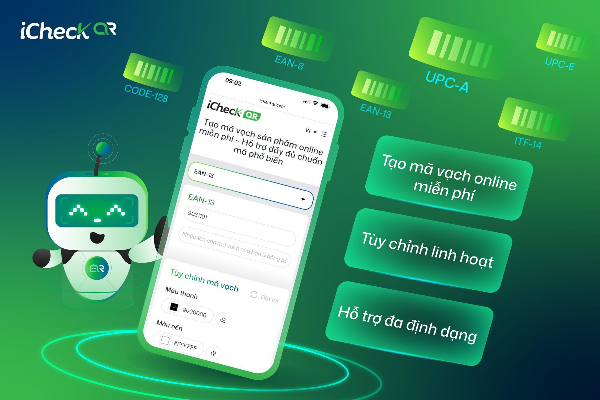 iCheckQR ra mắt công cụ tạo mã vạch online miễn phí cho cá nhân và doanh nghiệp - Ảnh 2.