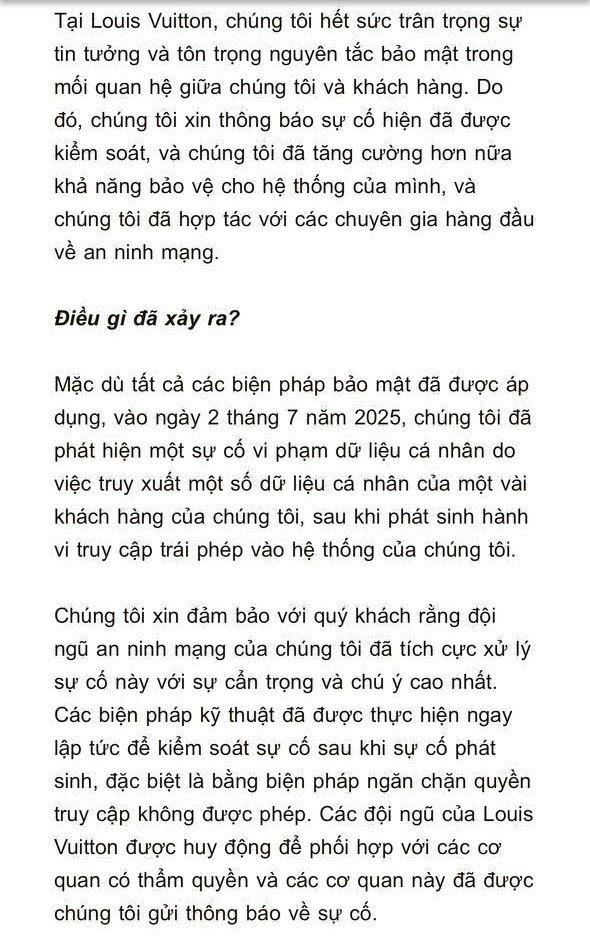 Loạt brand hàng hiệu bị hack dữ liệu, gửi cảnh báo khẩn đến khách hàng- Ảnh 2.