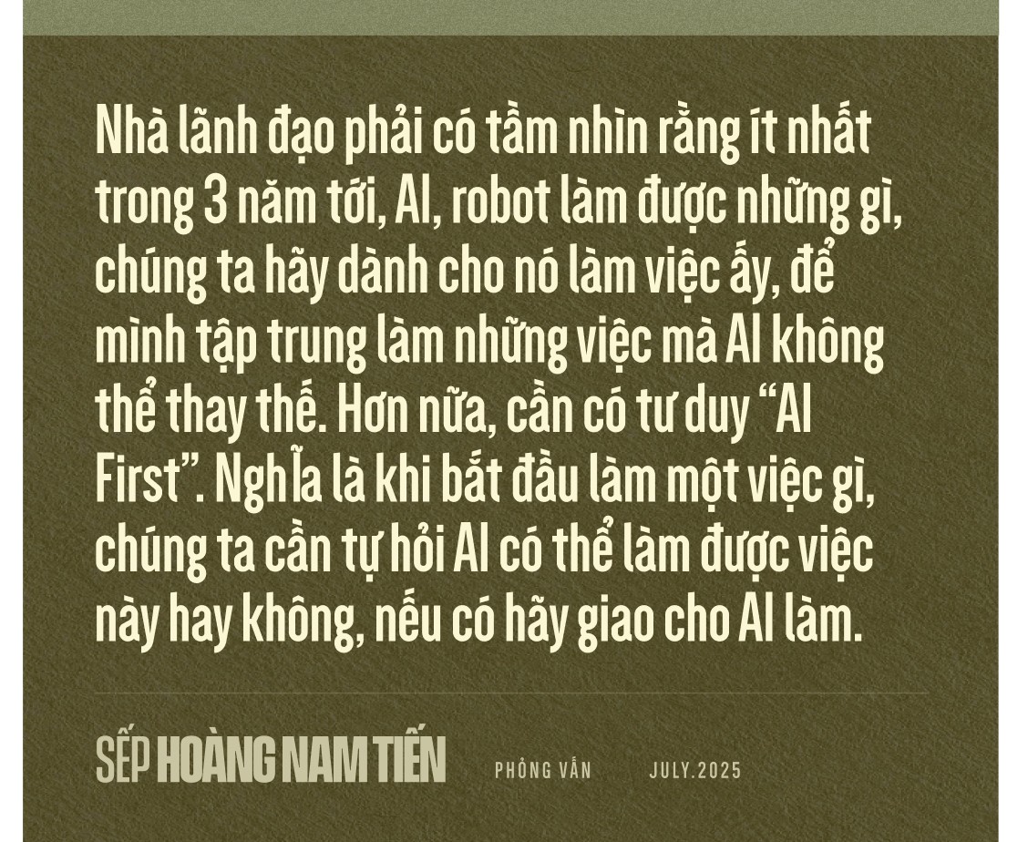 Ông Hoàng Nam Tiến: Người làm sếp nếu không đủ tư duy về AI thì đừng bắt nhân viên làm- Ảnh 2.