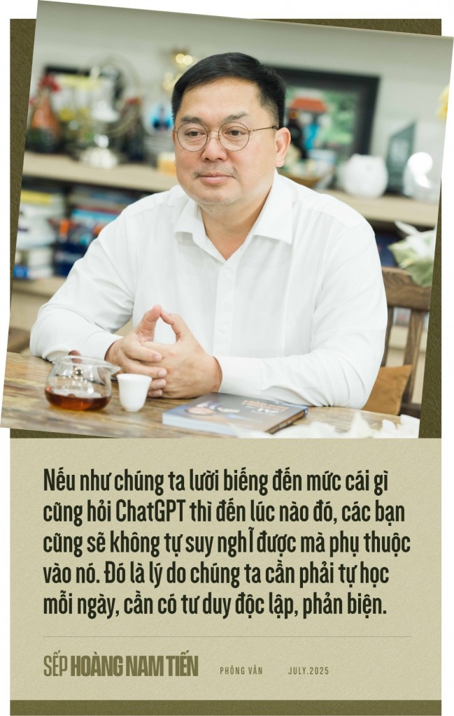 Ông Hoàng Nam Tiến: Người làm sếp nếu không đủ tư duy về AI thì đừng bắt nhân viên làm- Ảnh 7.