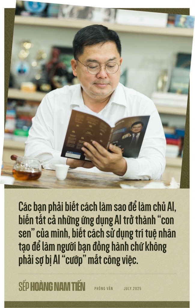 Ông Hoàng Nam Tiến: Người làm sếp nếu không đủ tư duy về AI thì đừng bắt nhân viên làm- Ảnh 1.
