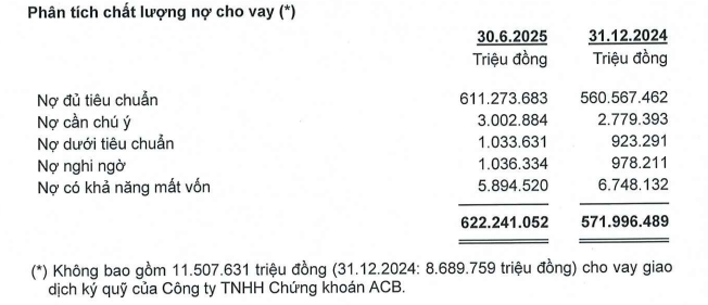 Nợ có khả năng mất vốn chiếm 74% tổng nợ xấu của ACB - Ảnh 1.