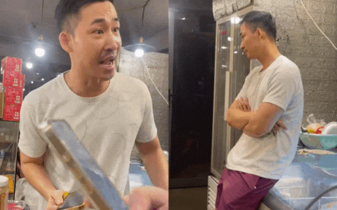 Clip 7p cãi nhau um sùm của diễn viên Trọng Nhân và chủ tiệm bánh bò: Phát hiện 1 chi tiết lạ gây bàn tán- Ảnh 3.