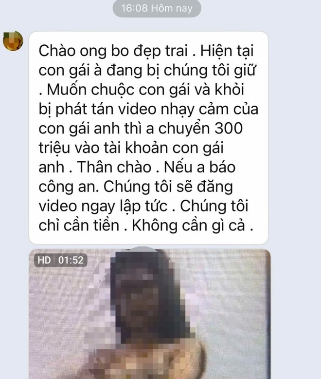 Vụ nữ sinh Hà Nội bị thao túng tâm lý, ép quay clip nhạy cảm tống tiền bố mẹ: Những tin nhắn rùng mình và thủ đoạn tinh vi ép nữ sinh tự "giam lỏng" trong nhà nghỉ- Ảnh 1.