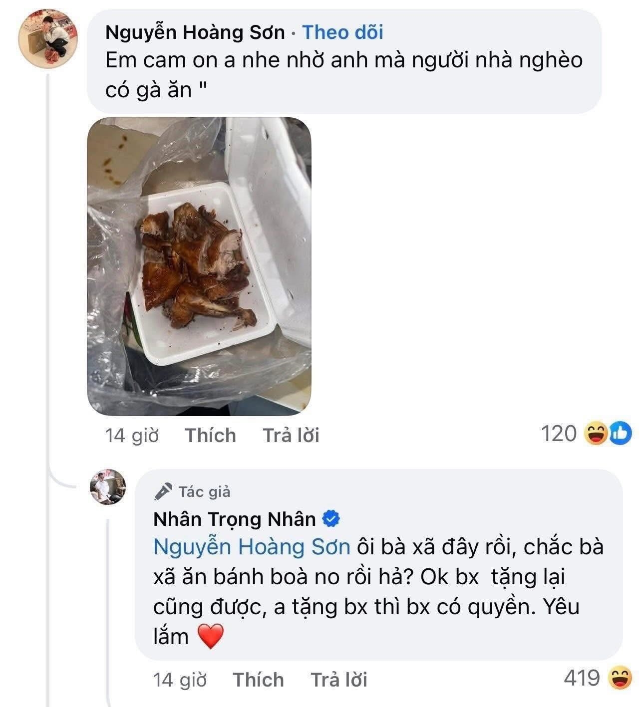 Diễn viên Trọng Nhân gửi 1/2 con vịt quay làm hoà với chủ tiệm bánh bò, netizen: Thân chưa mà giỡn vậy trời!- Ảnh 3. Diễn viên Trọng Nhân gửi 1/2 con vịt quay làm hoà với chủ tiệm bánh bò, netizen: Thân chưa mà giỡn vậy trời!- Ảnh 3.