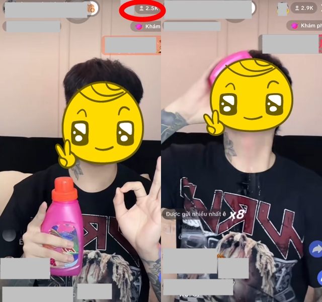 TikToker livestream uống chất tẩy rửa, cập nhật tình trạng liên tục, netizen: "Mong cơ quan chức năng vào cuộc" - Ảnh 1.