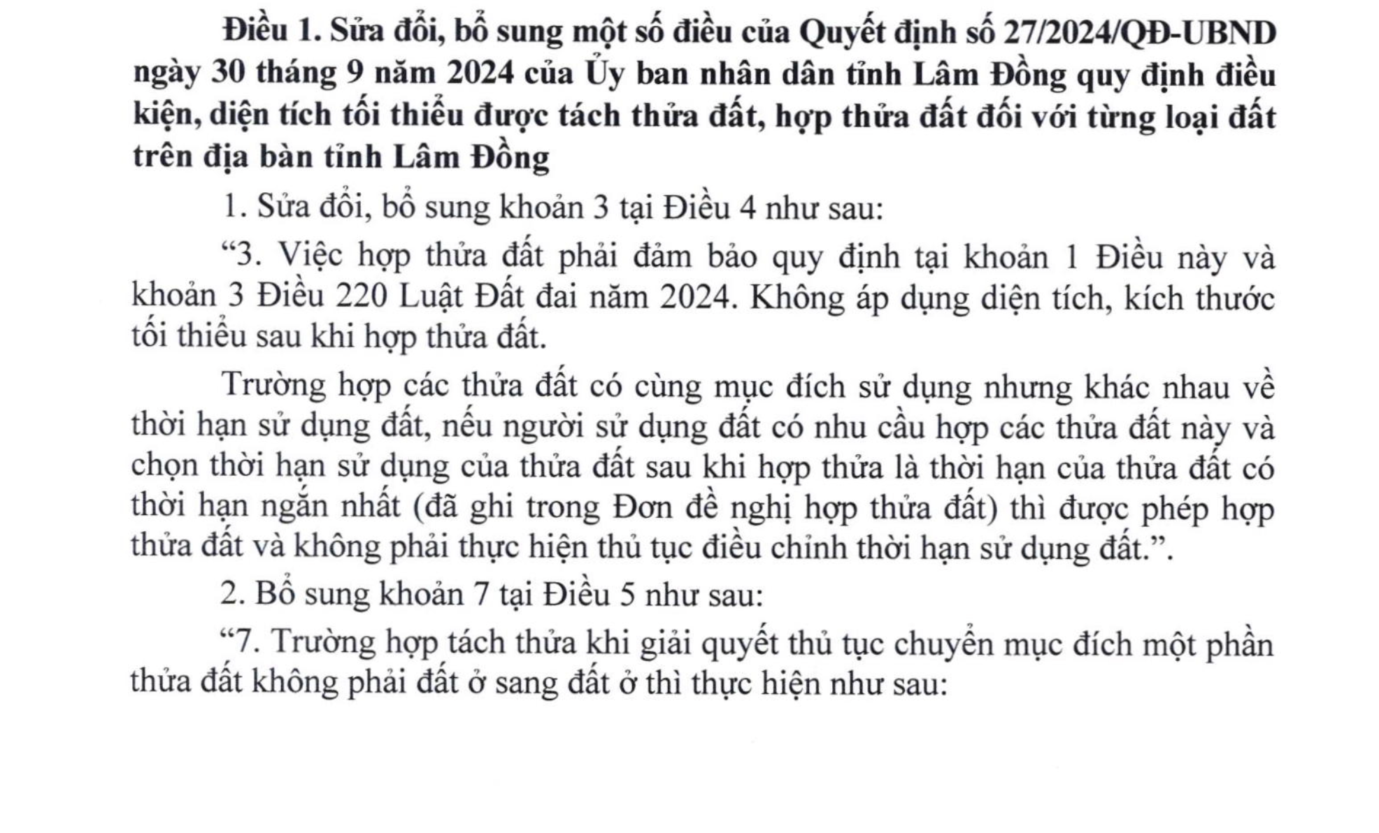 Người dân Lâm Đồng vui mừng với Quyết định này