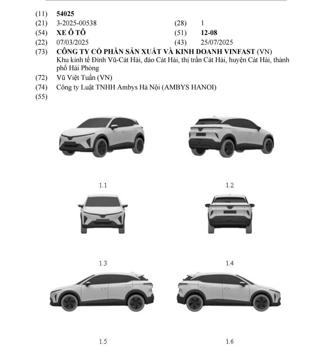 VinFast đăng ký mẫu xe mới lạ ở Việt Nam- Ảnh 1.