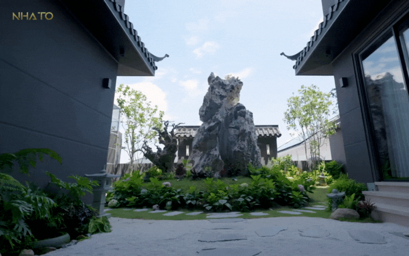 Bên trong biệt phủ hình chữ "H" rộng 1.200m2 đậm chất Á Đông của gia chủ yêu trà đạo - Ảnh 21.