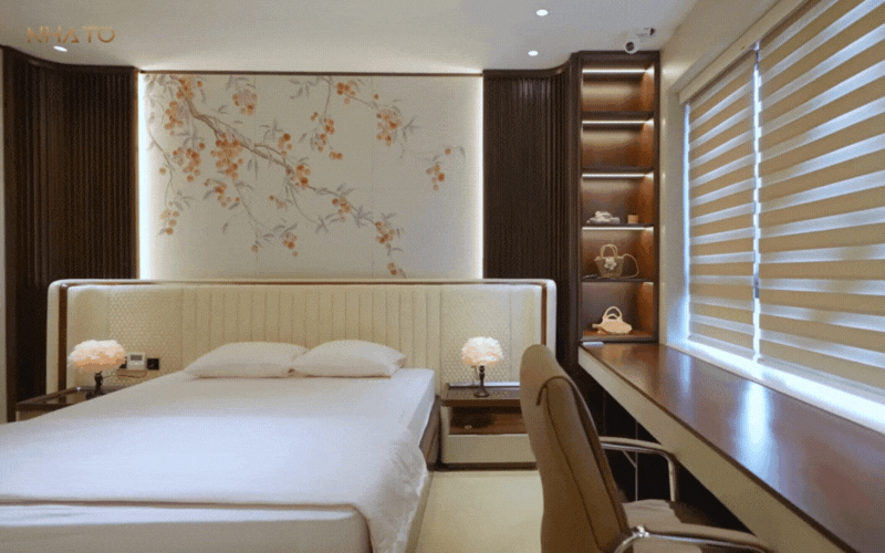 Bên trong biệt phủ hình chữ "H" rộng 1.200m2 đậm chất Á Đông của gia chủ yêu trà đạo - Ảnh 31.