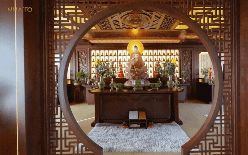 Bên trong biệt phủ hình chữ "H" rộng 1.200m2 đậm chất Á Đông của gia chủ yêu trà đạo - Ảnh 36.