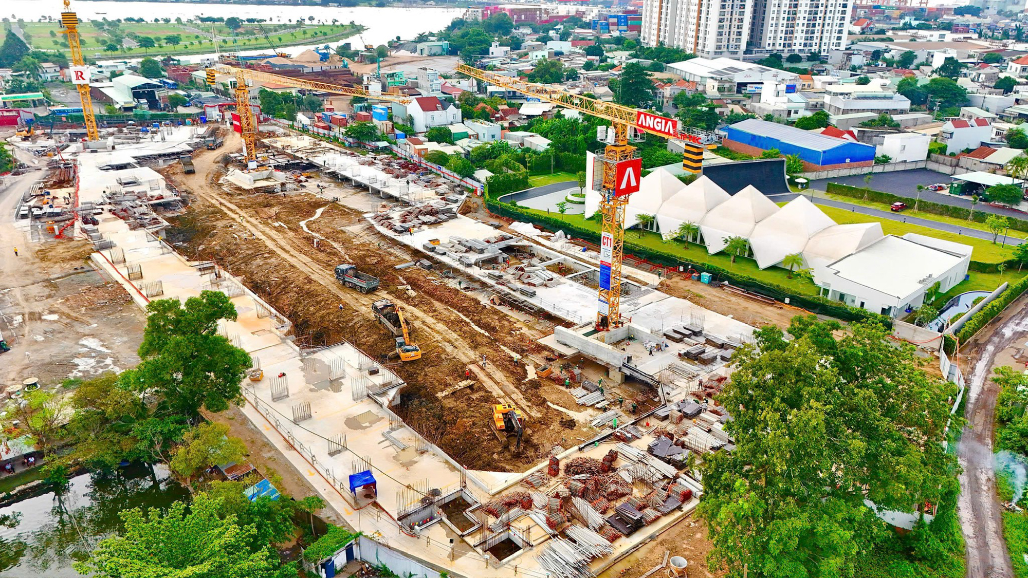 Toàn cảnh nút giao phức tạp nhất vành đai 3, nằm ở giao điểm của trung tâm hành chính mới tỉnh Đồng Nai, dự án 72.000 tỷ của Sun Group, đại đô thị của Vinhomes- Ảnh 11.