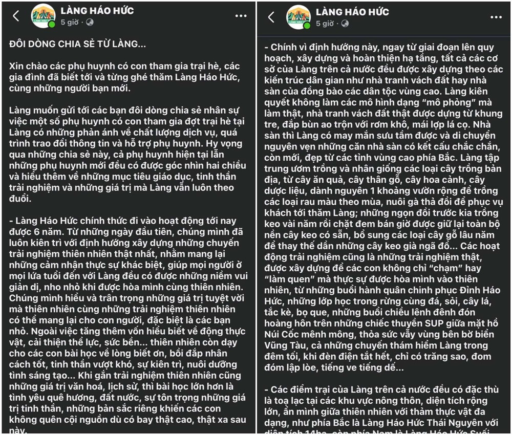 Toàn cảnh ồn ào trại hè Làng Háo Hức: 3 lần lên tiếng vẫn không khiến phụ huynh nguôi giận- Ảnh 6.