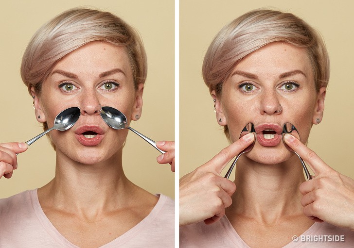Massage chống lão hóa kiểu châu Á: Chỉ dùng thìa mà sau 2 tuần đã có da mặt căng mọng, sáng bóng, không nếp nhăn- Ảnh 8.