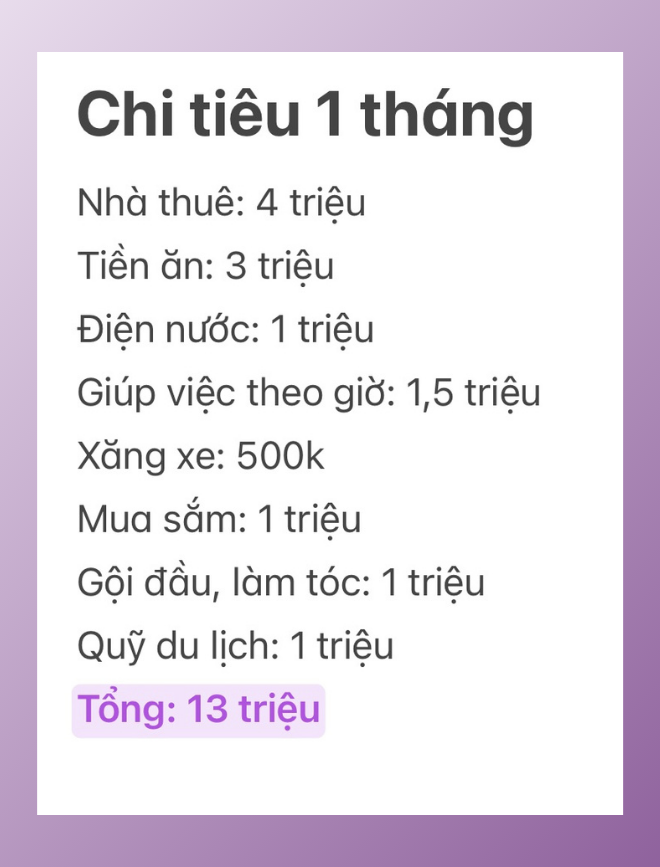 Không bỏ gội đầu và thuê giúp việc, cô gái Hà Nội lương 13 triệu, tiết kiệm 0 đồng: Nghèo mà thảnh thơi?