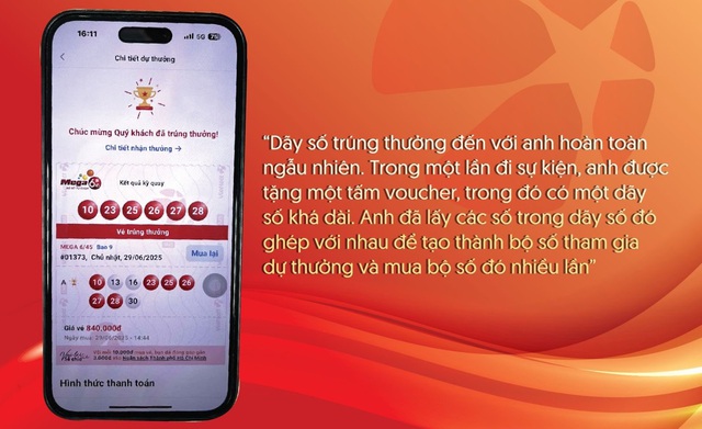 Ngỡ ngàng kỷ lục độc đắc 127 tỷ đồng Vietlott: Khách luận số từ 1 tờ voucher, đánh đi đánh lại nhiều lần- Ảnh 2. Ngỡ ngàng kỷ lục độc đắc 127 tỷ đồng Vietlott: Khách luận số từ 1 tờ voucher, đánh đi đánh lại nhiều lần- Ảnh 2.