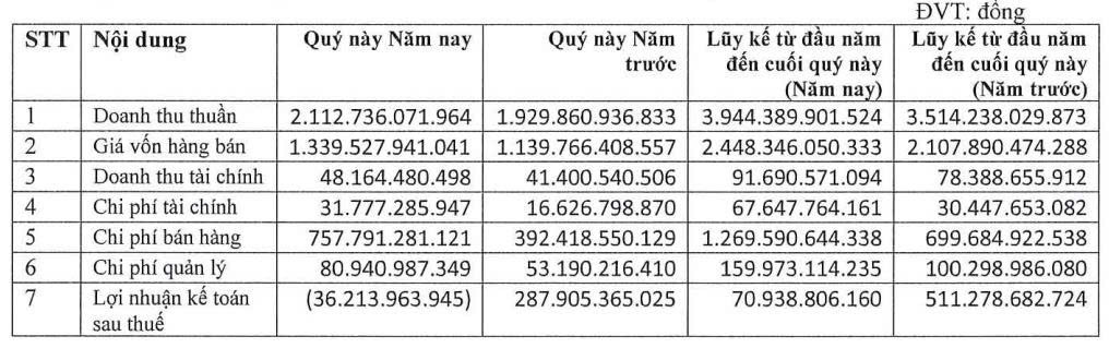 Sữa Quốc tế Lof lỗ ròng hơn 36 tỷ đồng quý II/2025, lợi nhuận nửa năm ‘bốc hơi’ 86% - Ảnh 1.