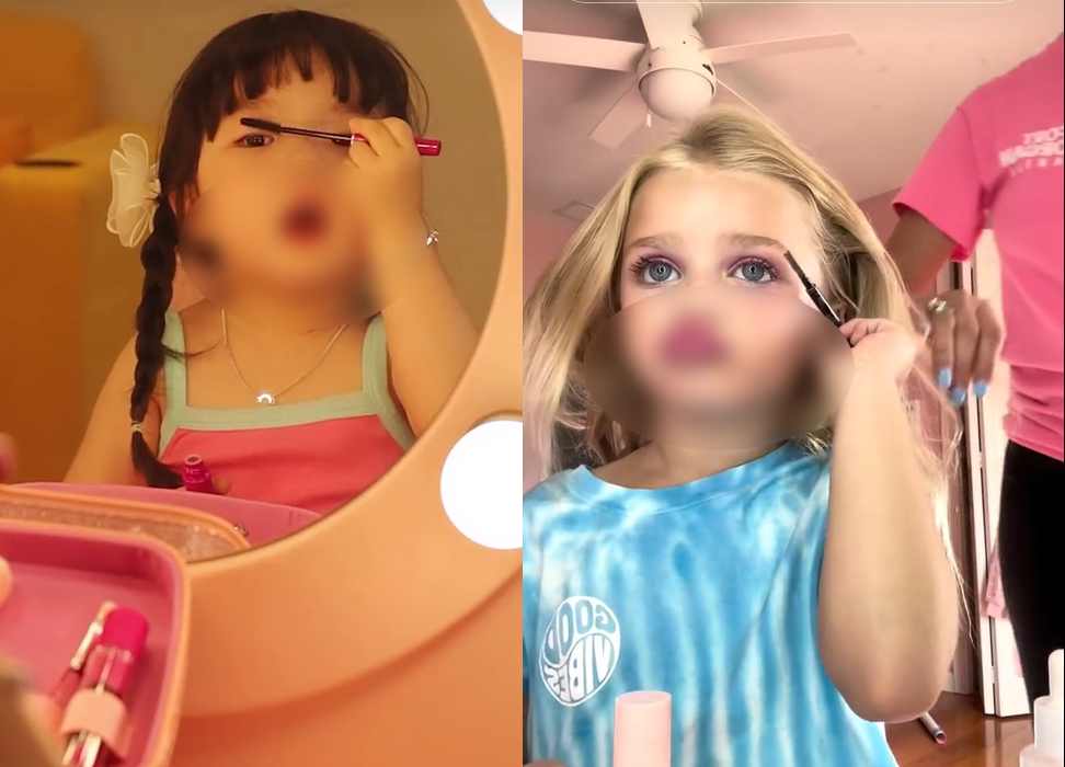Nhiều trẻ 8-9 tuổi đã make-up điêu luyện: Từ bút chì màu đến cọ trang điểm - tuổi thơ của Gen Alpha khác biệt quá!- Ảnh 1.