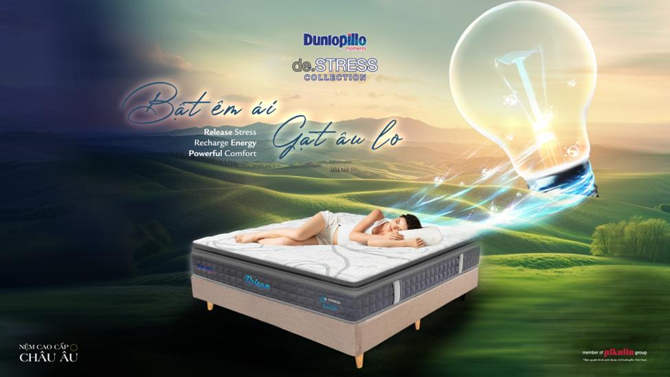 Dunlopillo & Vua Nệm hợp tác phân phối độc quyền bộ sưu tập de.STRESS - Ảnh 2. Dunlopillo & Vua Nệm hợp tác phân phối độc quyền bộ sưu tập de.STRESS - Ảnh 2.