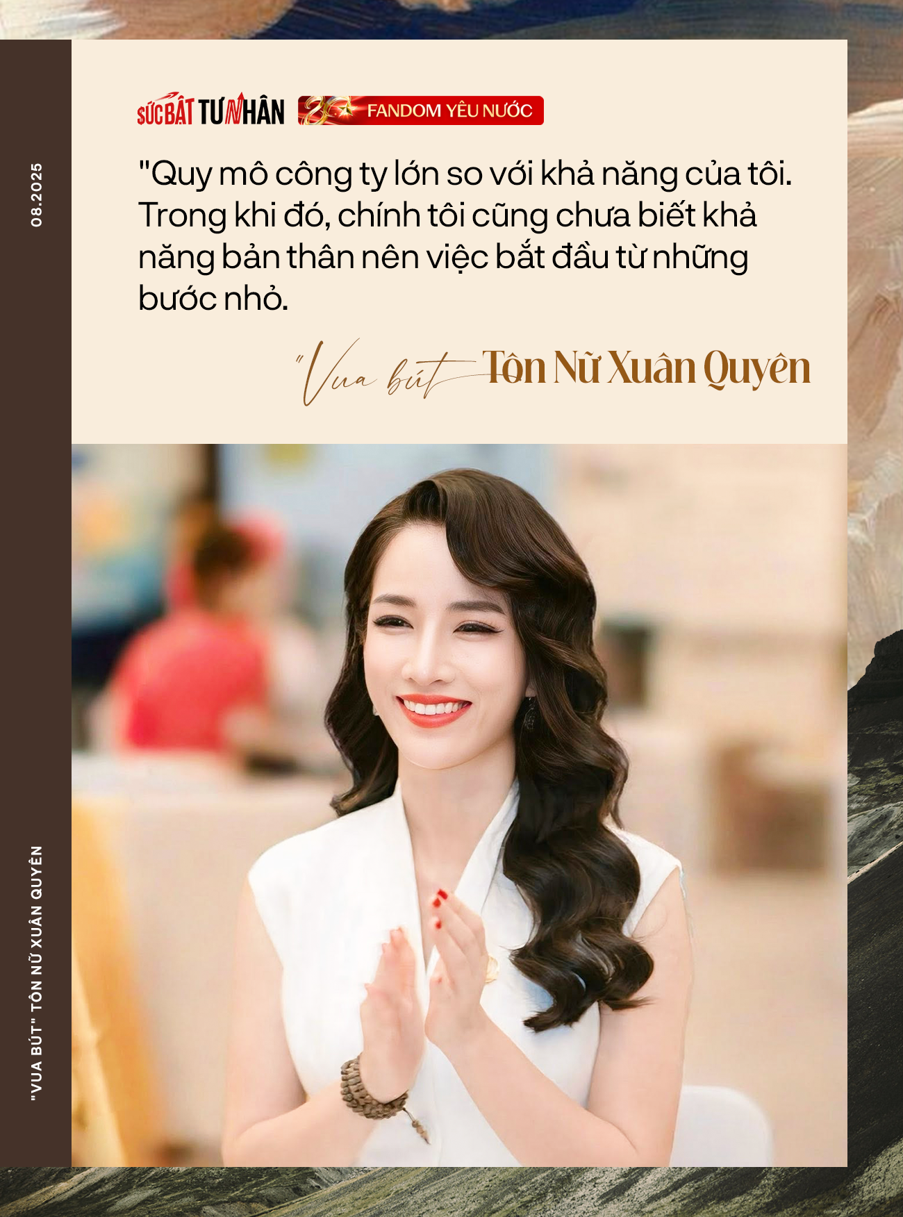 "Vua bút" Tôn Nữ Xuân Quyên: Quyết tâm xây dựng thương hiệu "Montblanc Của Việt Nam", khát khao biến những điều không thành có - Ảnh 2.