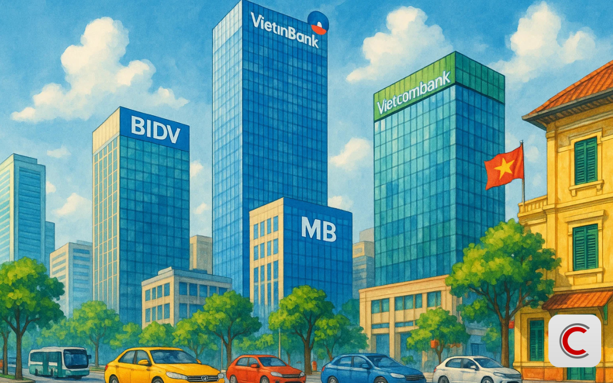 Thay đổi 'chóng mặt' trên bảng xếp hạng lợi nhuận ngân hàng: Quán quân VietinBank tăng tới 4 bậc, MB và SeABank giảm mạnh nhất - Ảnh 1.
