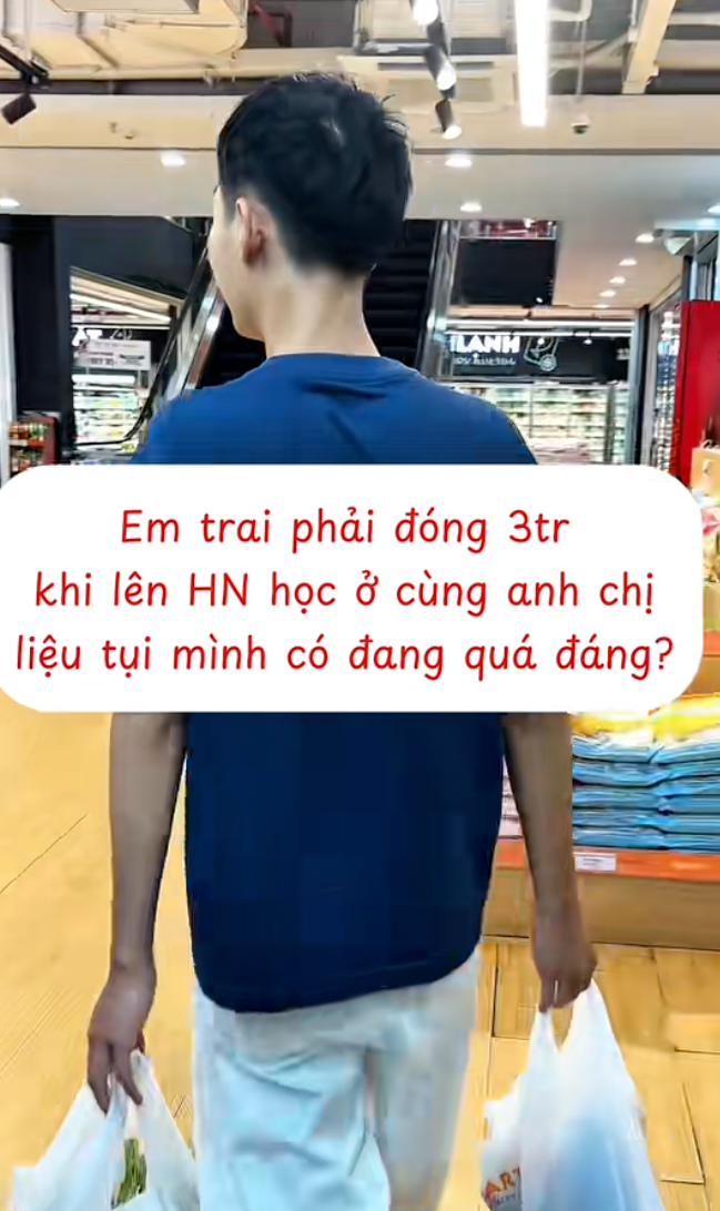 Hai vợ chồng ở Hà Nội thu của em trai 3 triệu/tháng khi ở cùng: Tình thân có cần rạch ròi như vậy, câu chuyện khiến MXH dậy sóng- Ảnh 1.