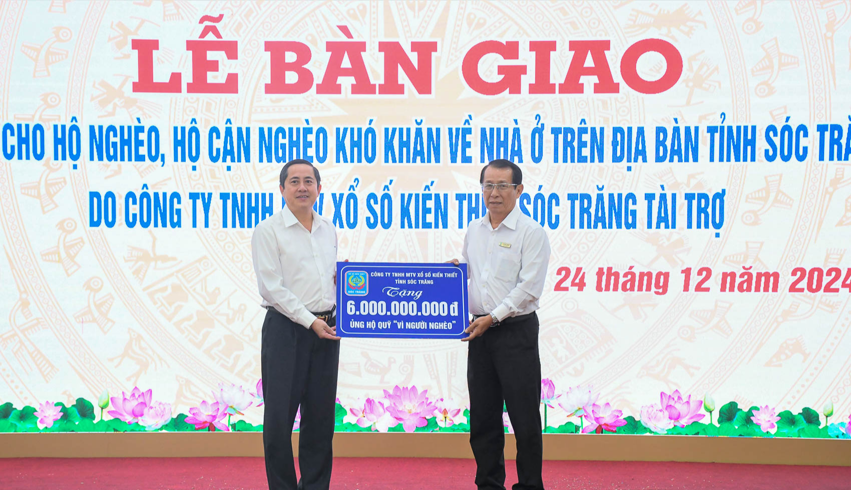 Công ty Xổ số kiến thiết Sóc Trăng nộp ngân sách gần 1.600 tỉ đồng- Ảnh 1. Công ty Xổ số kiến thiết Sóc Trăng nộp ngân sách gần 1.600 tỉ đồng- Ảnh 1.