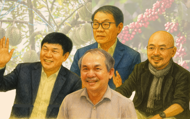 Những tỷ phú Việt đổ tiền khủng giải bài toán 'trồng cây gì, nuôi còn gì': bầu Đức trồng sầu riêng, 'vua thép' nuôi gà, đại gia cà phê mở rộng đế chế từ Đông sang Tây- Ảnh 1. Những tỷ phú Việt đổ tiền khủng giải bài toán 'trồng cây gì, nuôi còn gì': bầu Đức trồng sầu riêng, 'vua thép' nuôi gà, đại gia cà phê mở rộng đế chế từ Đông sang Tây- Ảnh 1.