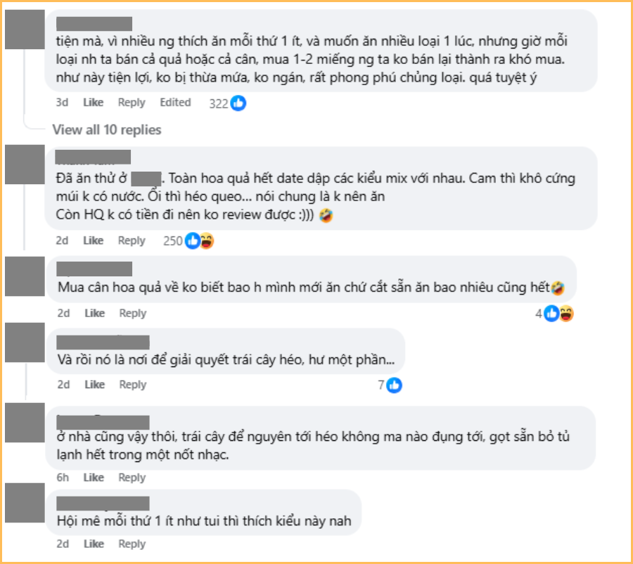 Xếp hàng 3 tiếng, chi 3-4 triệu/tháng để mua trái cây CẮT SẴN: Mình lười để người khác có cơ hội kiếm tiền?- Ảnh 3. Xếp hàng 3 tiếng, chi 3-4 triệu/tháng để mua trái cây CẮT SẴN: Mình lười để người khác có cơ hội kiếm tiền?- Ảnh 3.