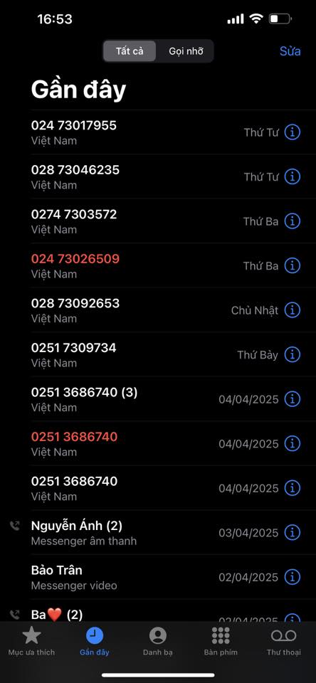 Nhận cuộc gọi Nhận cuộc gọi
