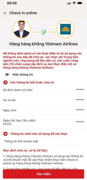 Hành khách bay Vietnam Airlines phải biết: Cách check in online cực nhanh trên ứng dụng VNeID- Ảnh 6.