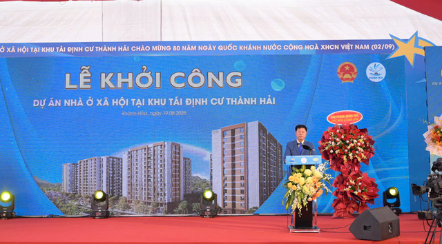 "Ông trùm" nhà ở xã hội khởi công dự án hơn 1.350 căn tại Khánh Hoà vào dịp đặc biệt quan trọng- Ảnh 1. "Ông trùm" nhà ở xã hội khởi công dự án hơn 1.350 căn tại Khánh Hoà vào dịp đặc biệt quan trọng- Ảnh 1.