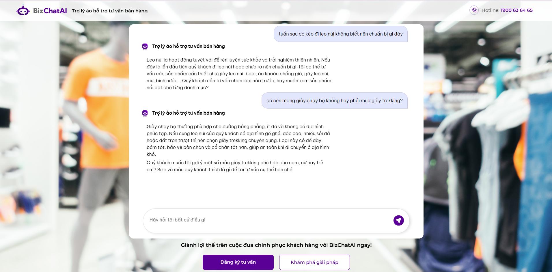 Gen Z muốn được AI tư vấn, thương hiệu thể thao chọn BizChatAI - Ảnh 2.