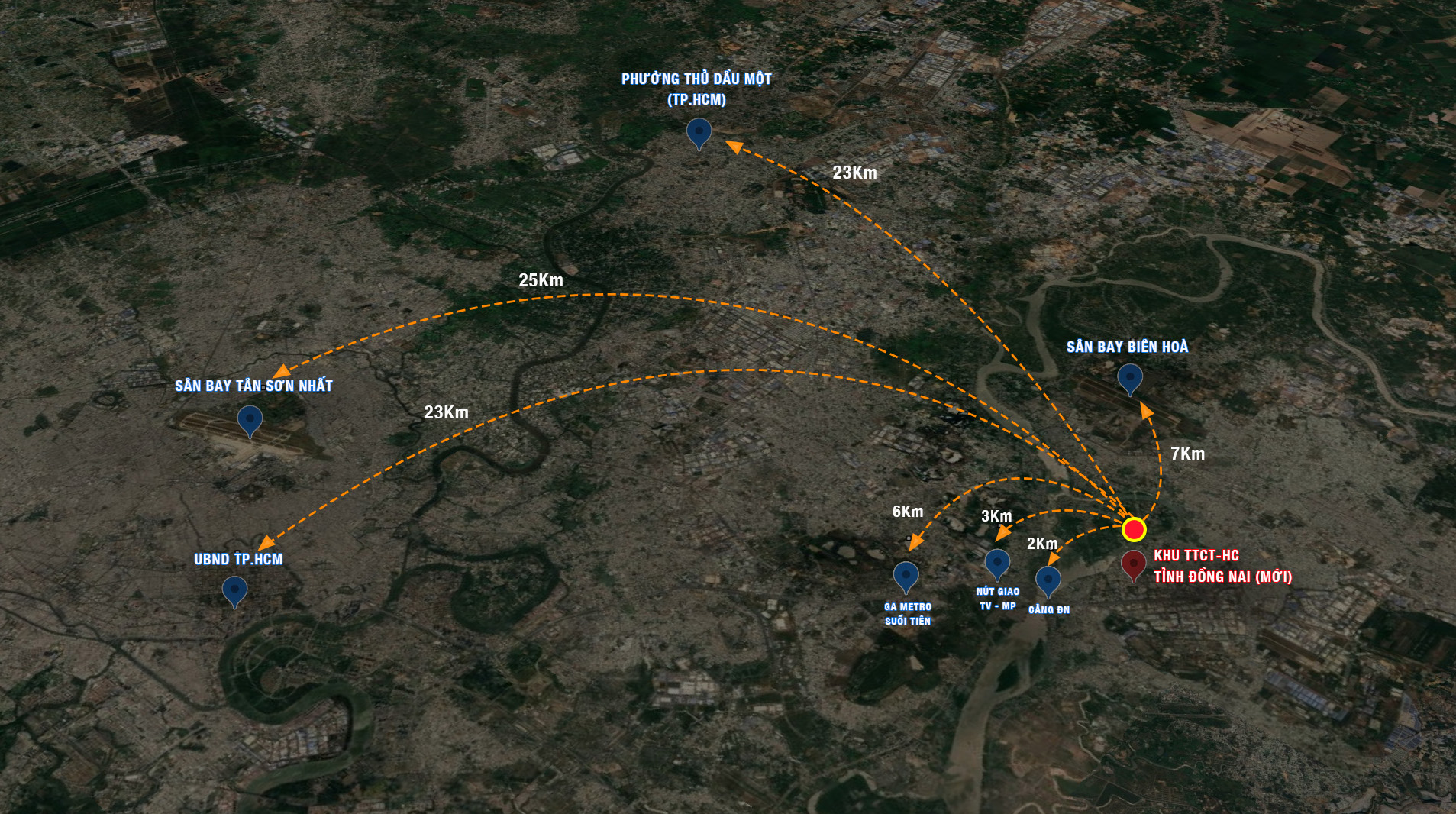 Toàn cảnh khu vực sẽ xây Trung tâm Chính trị - Hành chính Đồng Nai mới, đối diện siêu dự án 72.000 tỷ của Sun Group- Ảnh 9.