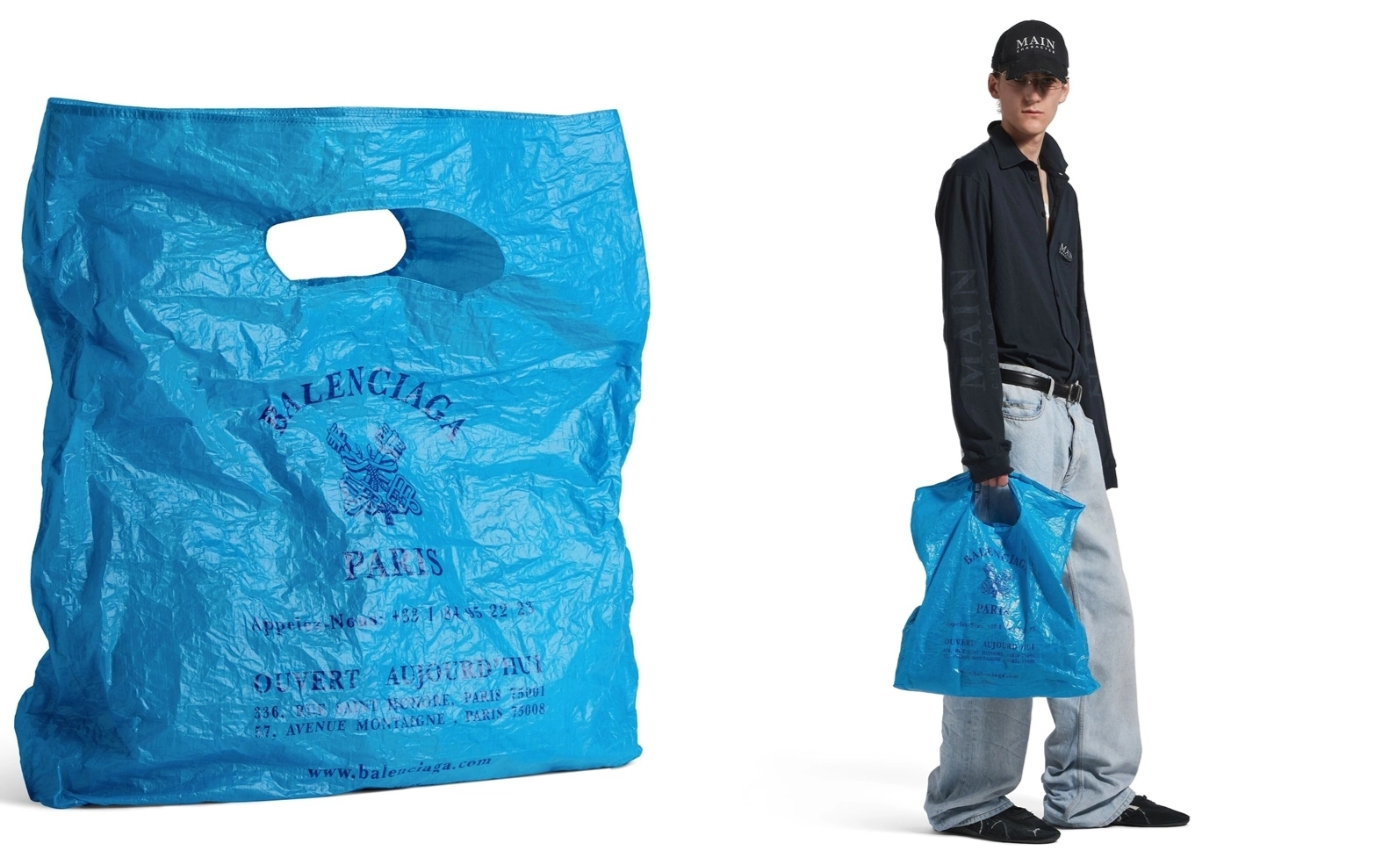 Cận cảnh chiếc túi nylon nhàu nhĩ và "cơn điên" giá của Balenciaga: 1 "túi rác" mua được chiếc xe máy - Ảnh 1.