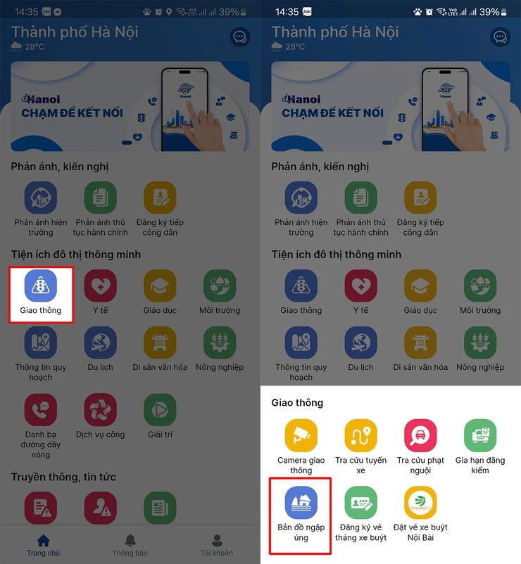 Hôm nay, khu vực Hà Nội tiếp tục có mưa to và dông: Thực hiện ngay các bước sau để cập nhật thông tin các điểm ngập úng- Ảnh 3.