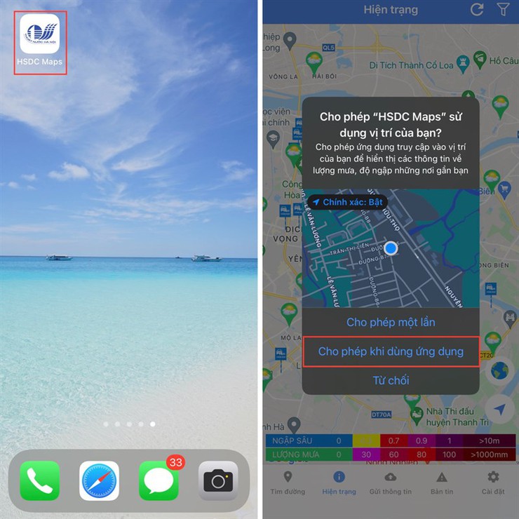 Hôm nay, khu vực Hà Nội tiếp tục có mưa to và dông: Thực hiện ngay các bước sau để cập nhật thông tin các điểm ngập úng- Ảnh 4.