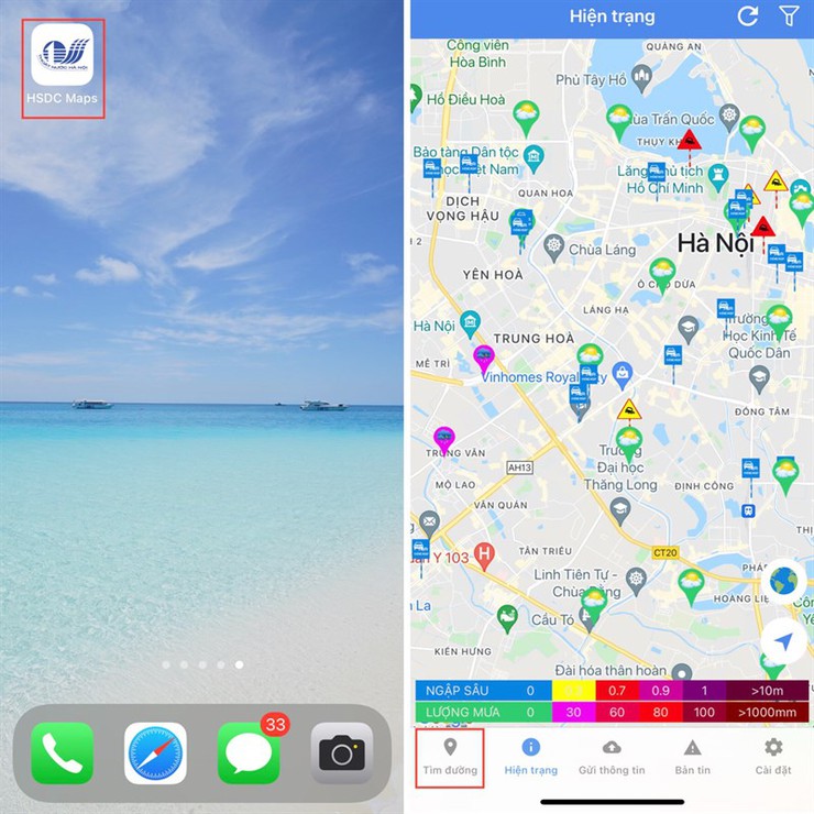 Hôm nay, khu vực Hà Nội tiếp tục có mưa to và dông: Thực hiện ngay các bước sau để cập nhật thông tin các điểm ngập úng- Ảnh 7.