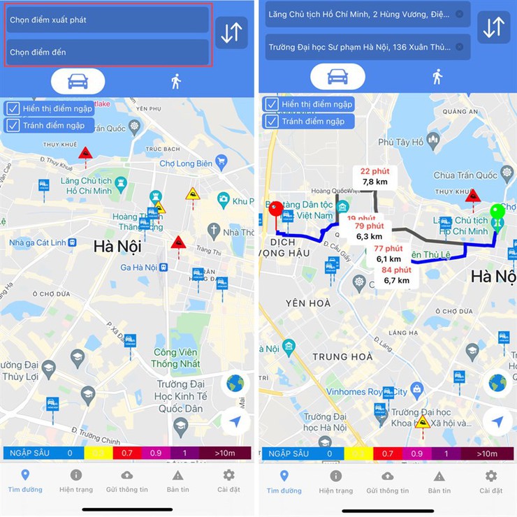 Hôm nay, khu vực Hà Nội tiếp tục có mưa to và dông: Thực hiện ngay các bước sau để cập nhật thông tin các điểm ngập úng- Ảnh 8.