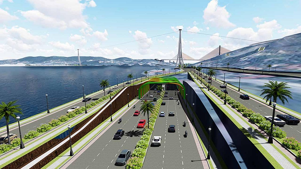 Tập đoàn xây dựng hàng đầu ở Trung Quốc muốn làm "siêu dự án" hầm đường bộ xuyên biển lớn nhất Việt Nam, trị giá lên đến 10.000 tỷ đồng - Ảnh 1. Tập đoàn xây dựng hàng đầu ở Trung Quốc muốn làm "siêu dự án" hầm đường bộ xuyên biển lớn nhất Việt Nam, trị giá lên đến 10.000 tỷ đồng - Ảnh 1.