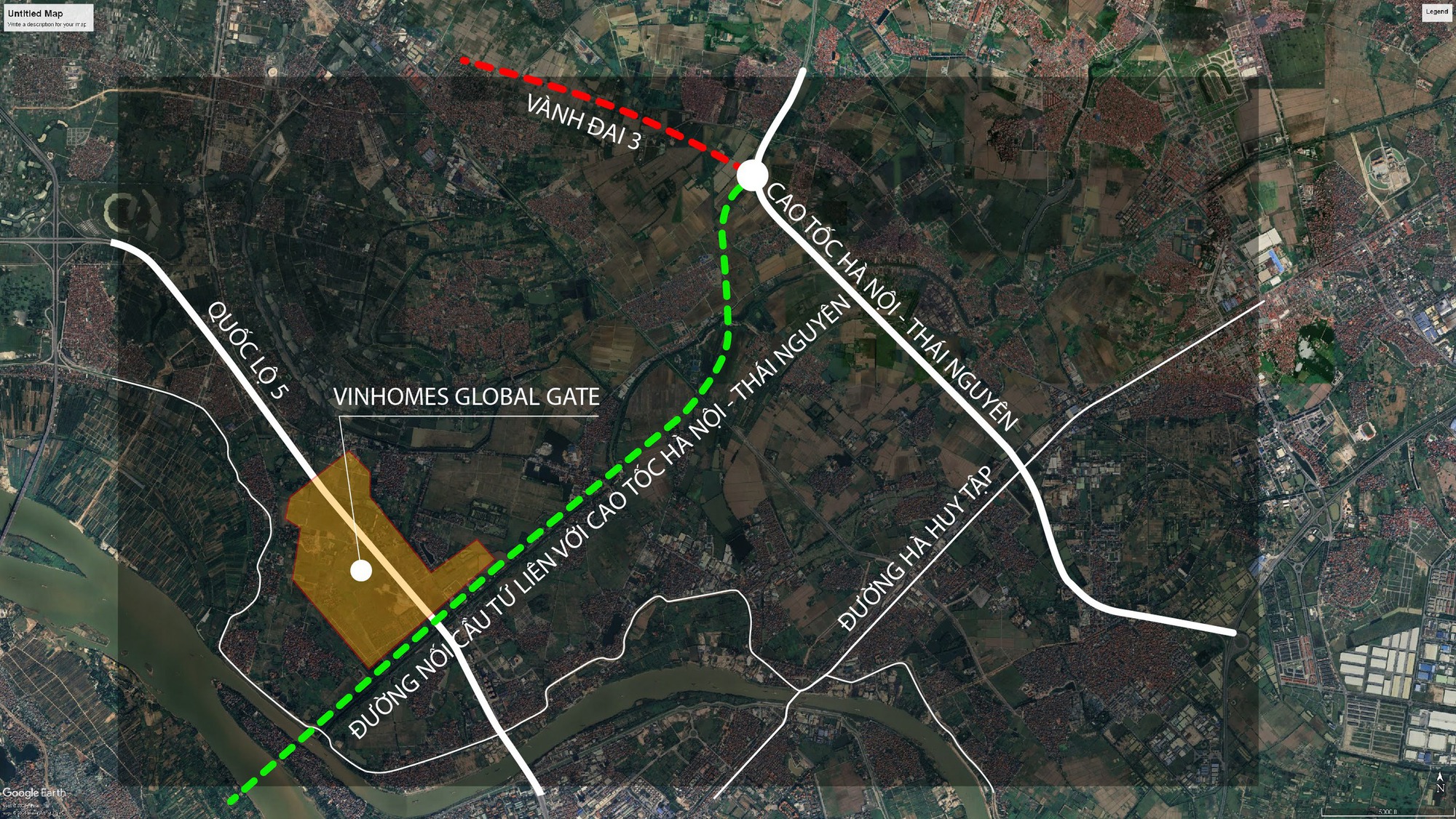 Toàn cảnh khu vực sắp làm đường nối cầu Tứ Liên với đường 71.000 tỷ, đại đô thị của Vinhomes sẽ nối thẳng với sân bay lớn nhất miền Bắc- Ảnh 1. Toàn cảnh khu vực sắp làm đường nối cầu Tứ Liên với đường 71.000 tỷ, đại đô thị của Vinhomes sẽ nối thẳng với sân bay lớn nhất miền Bắc- Ảnh 1.