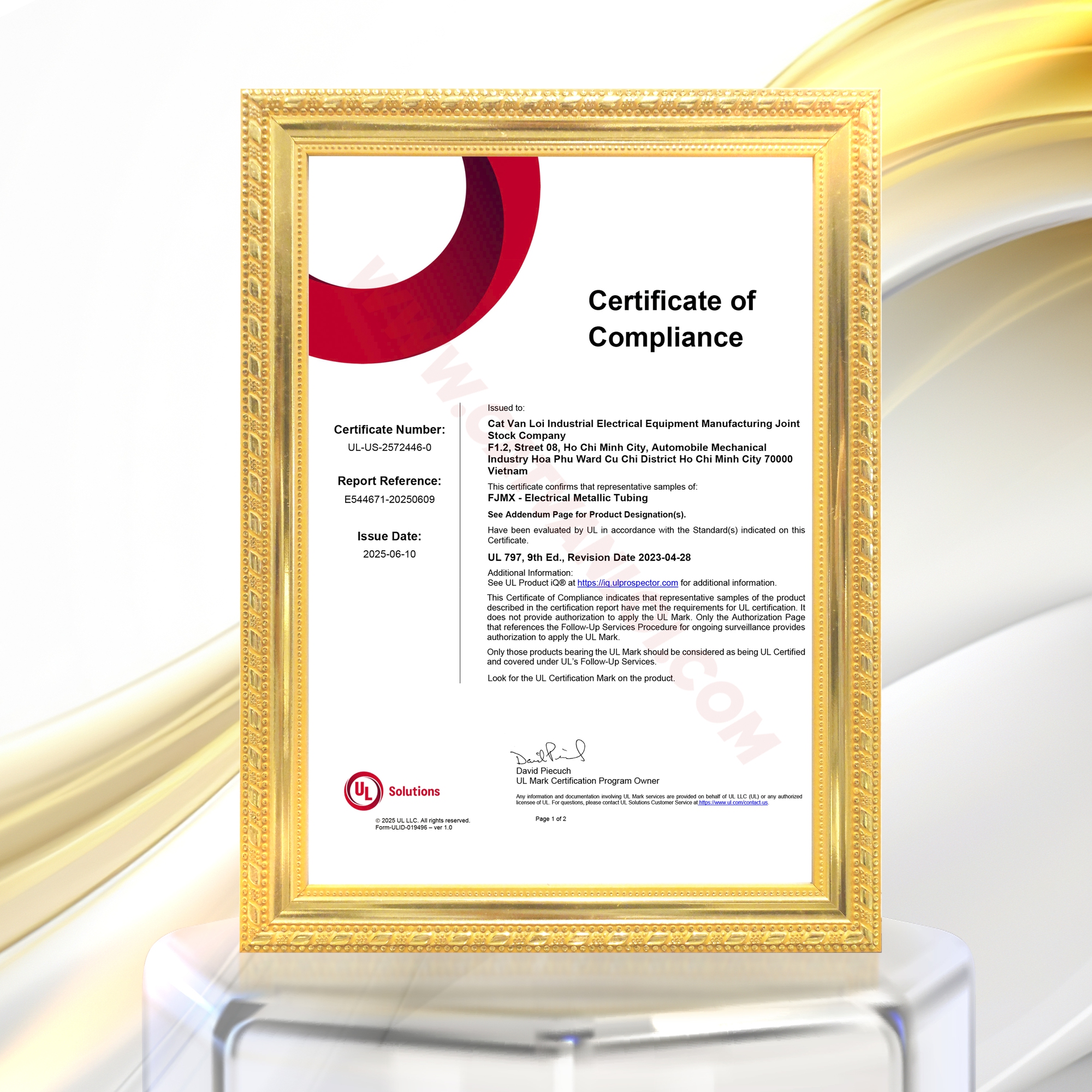 Máng cáp lưới Cát Vạn Lợi đạt chứng nhận UL Listed - NEMA BI 50015 - Ảnh 3. Máng cáp lưới Cát Vạn Lợi đạt chứng nhận UL Listed - NEMA BI 50015 - Ảnh 3.