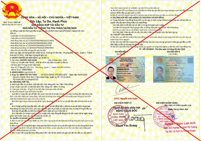 Hàng loạt quyết định, hợp đồng của Sở Giao dịch chứng khoán TP HCM bị giả mạo- Ảnh 1.