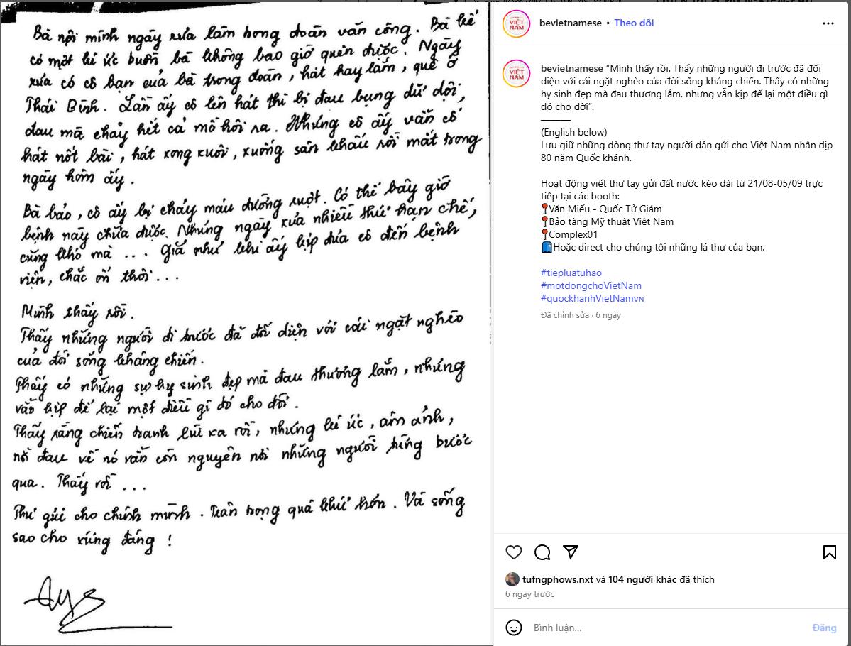 Ở đây có viết "thư tình" cho Tổ quốc, đừng bỏ lỡ 80 năm chỉ có một lần - Ảnh 6.